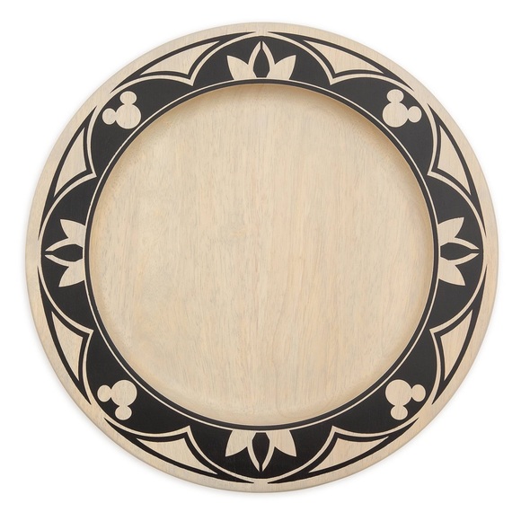 Disney Parks Mickey Mouse Wooden Charger Plate Disney Homestead - Picture 4 of 7